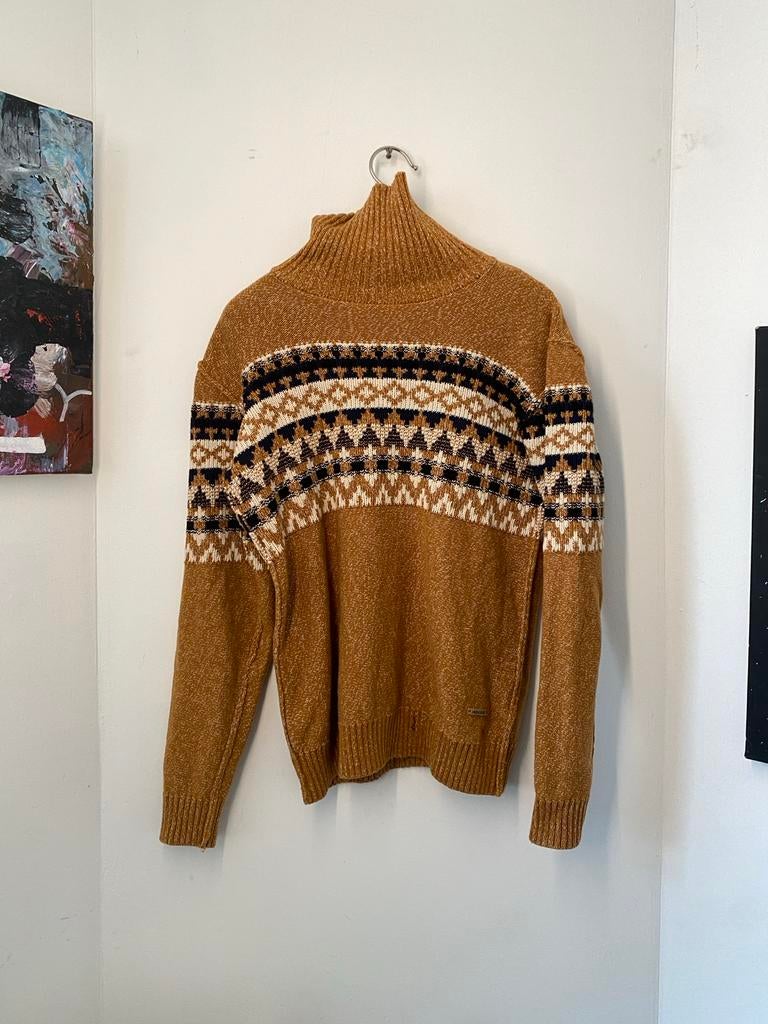 Indicocode coltrui met Noorse print - Maat L, Ophalen of Verzenden, Zo goed als nieuw, Maat 52/54 (L), Bruin