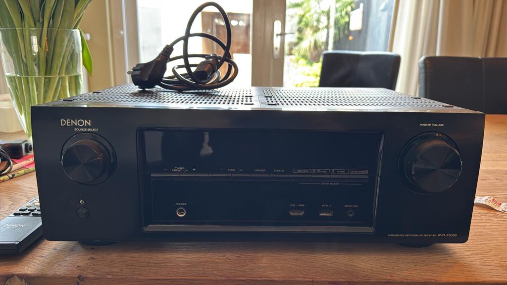 Denon AVR‑X1000 AV‑receiver – 5.1 – HDMI – zeer nette staat, Ophalen, Denon, Zo goed als nieuw, 60 tot 120 watt