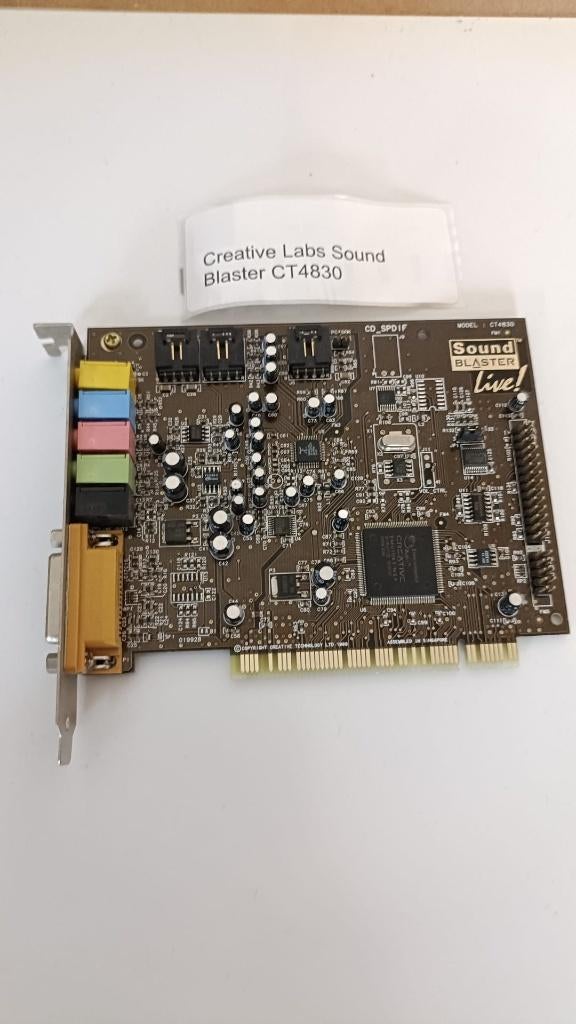 Creative Labs Sound Blaster CT4830 Live Soundcard, Ophalen of Verzenden, Gebruikt, Intern, Creative Labs