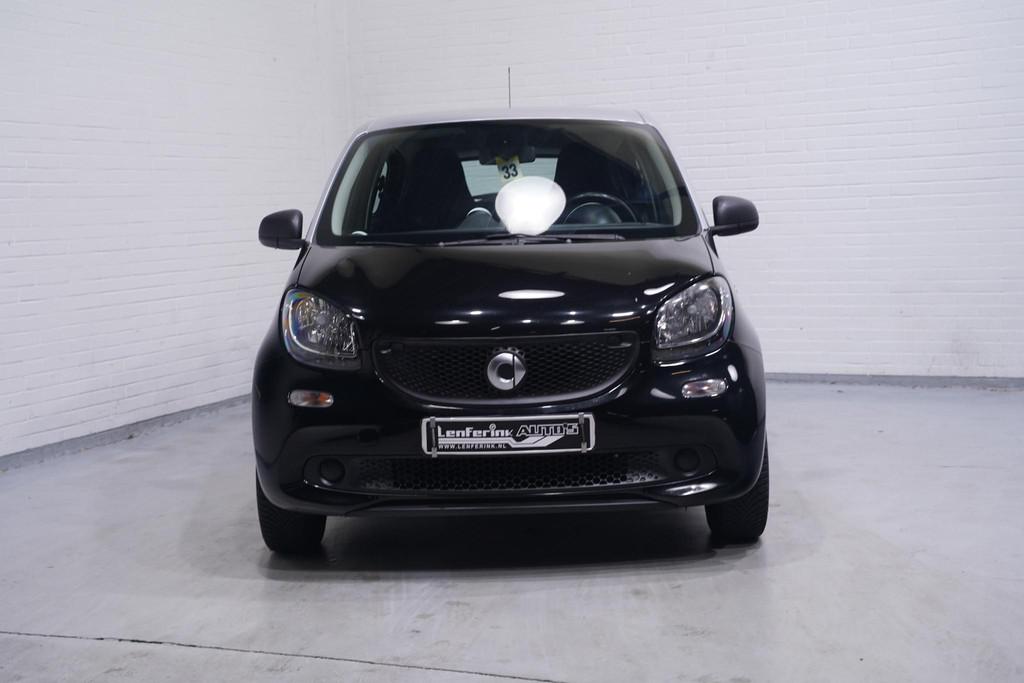 smart forfour 1.0 Pure Cruise Clima Nap, Gebruikt, 4 stoelen, Zwart, Origineel Nederlands