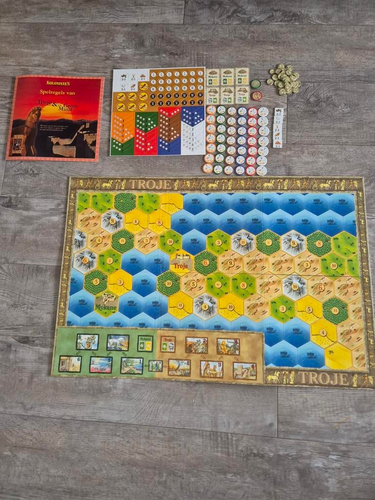 Kolonisten van Catan: Troje & Grote Muur - Nieuw in doos, Hobby en Vrije tijd, Gezelschapsspellen | Bordspellen, Ophalen of Verzenden