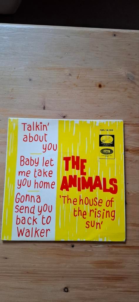 Unieke EP van The Animals - The House of the Rising Sun, Ophalen of Verzenden