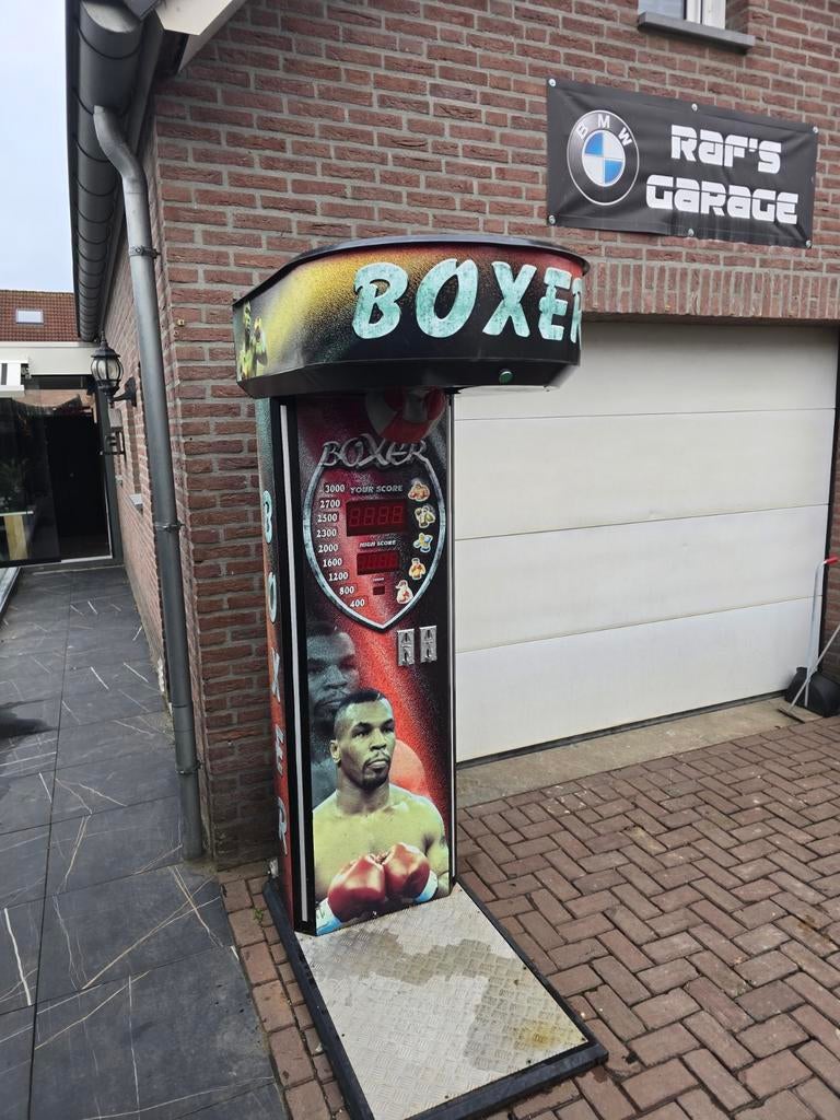 Boksmachine met Mike Tyson thema met defect, Ophalen of Verzenden, Gebruikt, Overige