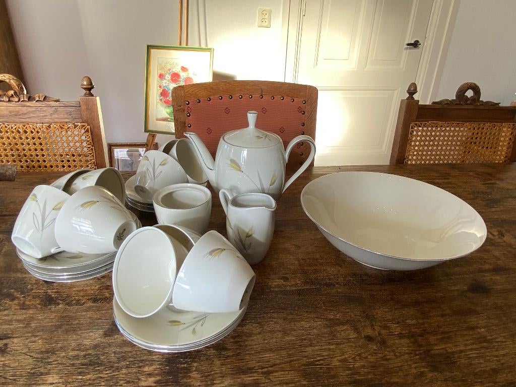 Koffie/thee servies Winterling Marktleuthen Bavaria korenaar, Ophalen of Verzenden