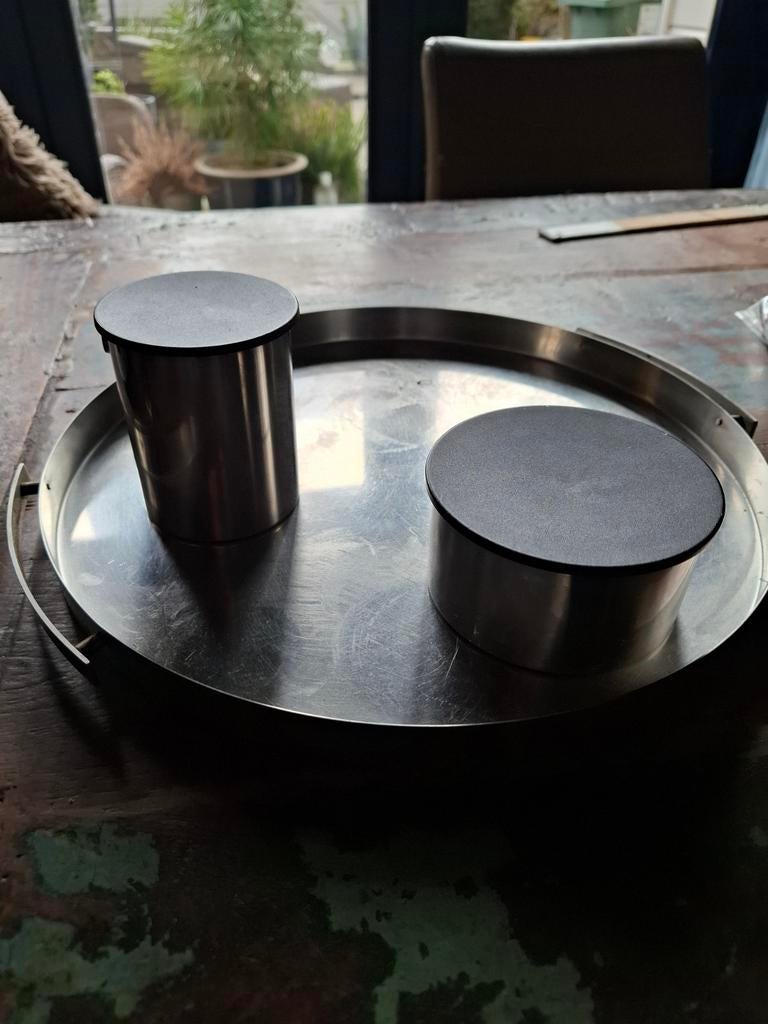Stelton set met dienblad, kan en twee potjes, Ophalen