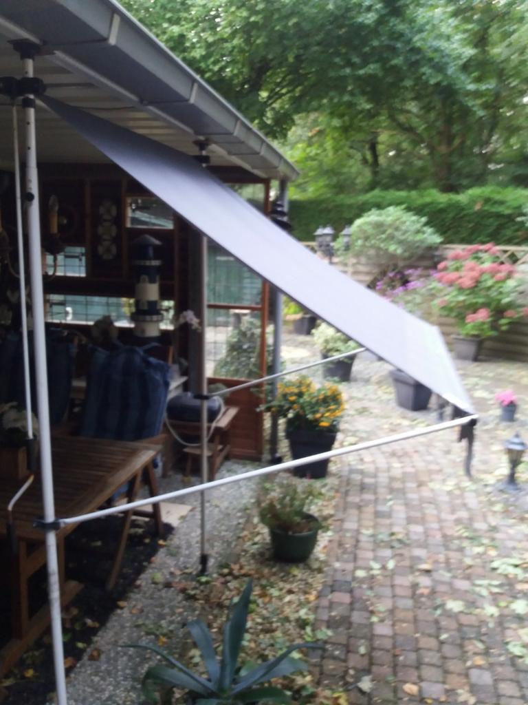 Balkon zonnescherm, Tuin en Terras, Overkappingen, Zo goed als nieuw, Ophalen of Verzenden