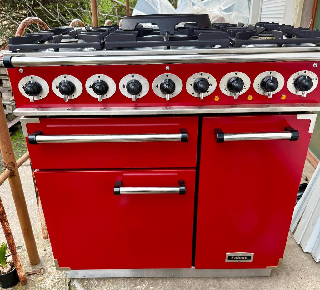 Rode Falcon Deluxe 900 gas, Witgoed en Apparatuur, 60 cm of meer, Ophalen of Verzenden, Zo goed als nieuw, Gas