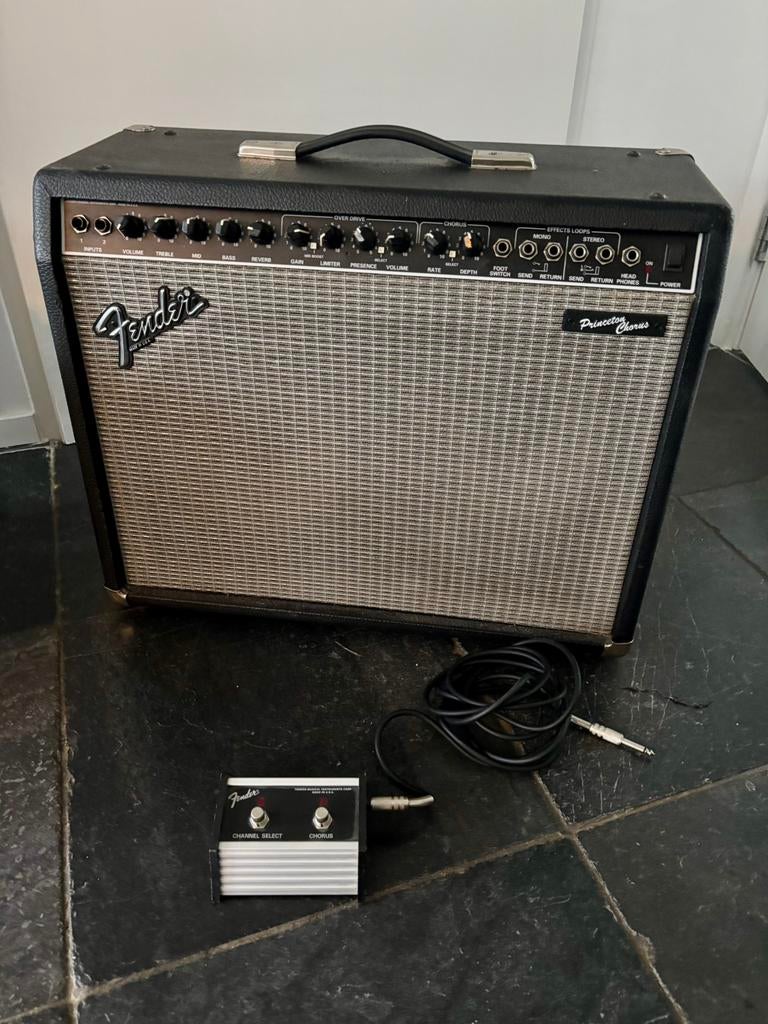 Fender Princeton Chorus 2x10” gitaarversterker 50w, Ophalen, Gebruikt, Gitaar, 50 tot 100 watt