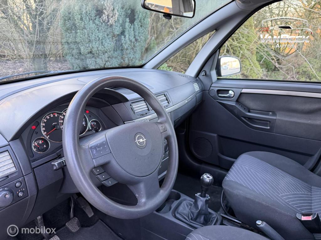 Opel Meriva 1.4-16V Business Nwe apk Airco, Voorwielaandrijving, Gebruikt, 4 cilinders, Zwart