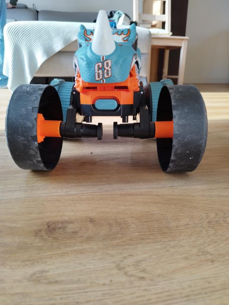Hot Wheels Rhino RC auto met kleine auto, Ophalen of Verzenden, Gebruikt, Afstandsbediening
