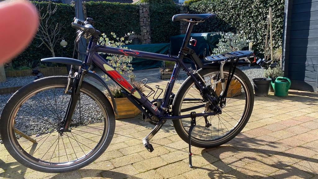 Be-One City/ mountainbike, Fietsen en Brommers, Fietsen | Mountainbikes en ATB, Gebruikt, Hardtail, Heren, 45 tot 49 cm