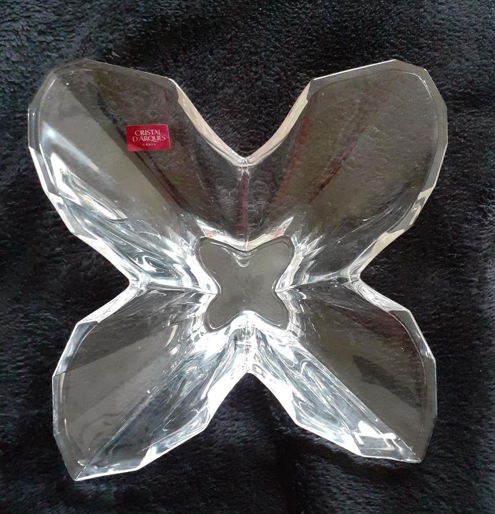 Cristal d'Arques schaal vlindervorm *eureka*, Ophalen of Verzenden