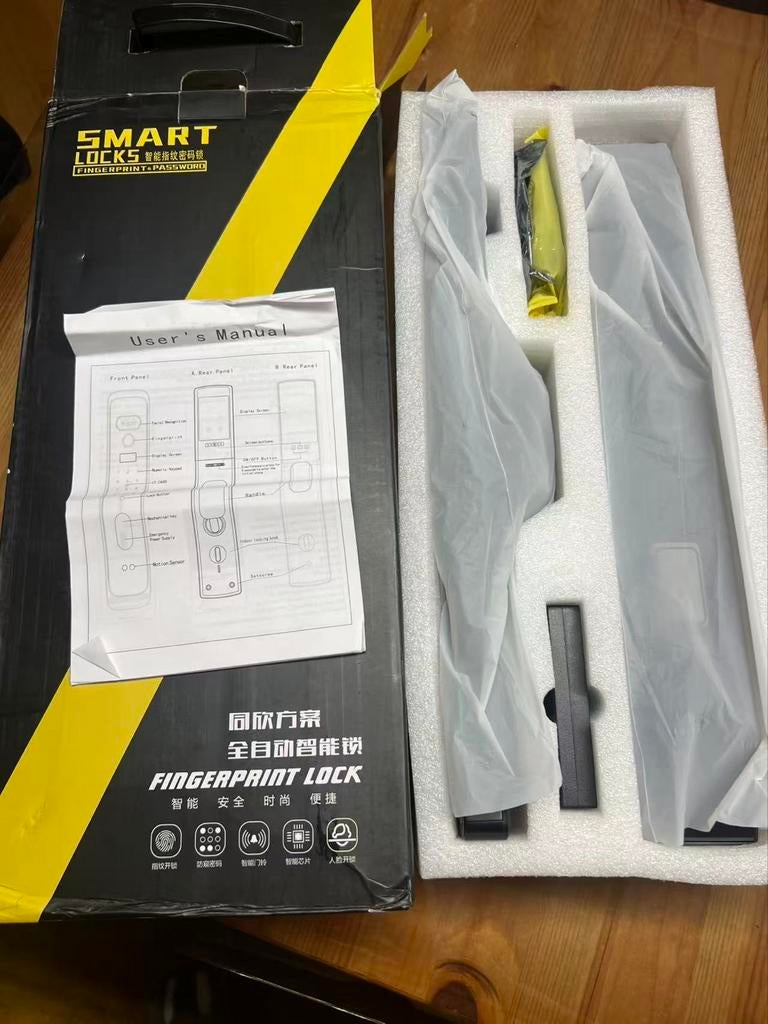 Smart Lock Vingerafdruk Deurslot - Nieuw in Doos, Doe-het-zelf en Verbouw, Hang- en Sluitwerk, Ophalen of Verzenden, Nieuw, Overige materialen