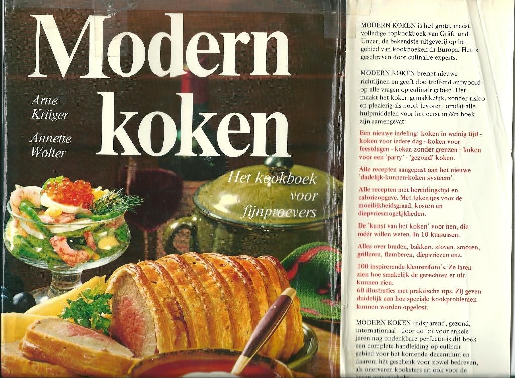 Een prachtig kookboek voor fijn proevers - MODERN KOKEN., Verzenden, Tapas, Hapjes en Dim Sum, Zo goed als nieuw, Europa