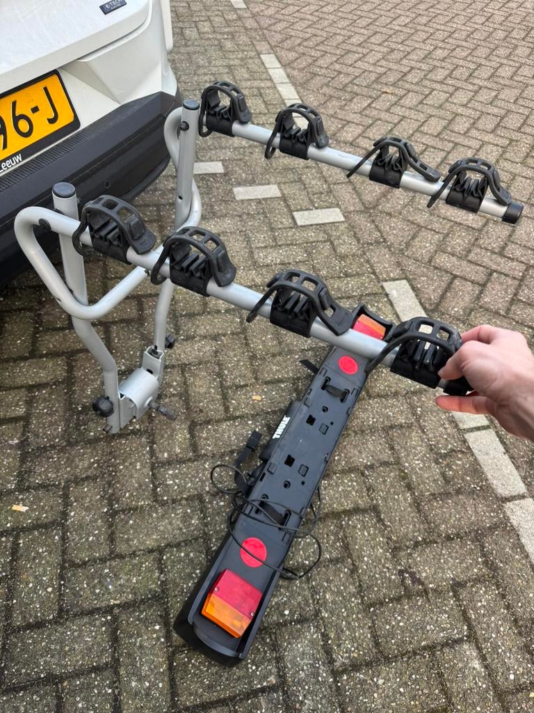 Thule Fietsendrager | 3 of 4 fietsen, Auto diversen, Fietsendragers, Ophalen, 3 fietsen of meer, Gebruikt, Trekhaakdrager