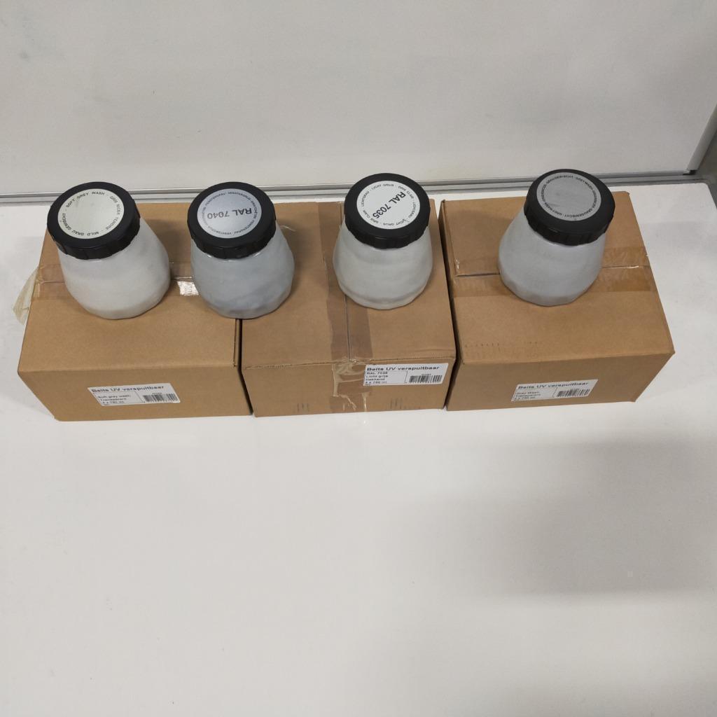 uitverkoop!! Diverse kleuren Beits UV verspuitbaar - 750 ML, Doe-het-zelf en Verbouw, Verf, Beits en Lak, Nieuw, Beits, Minder dan 5 liter