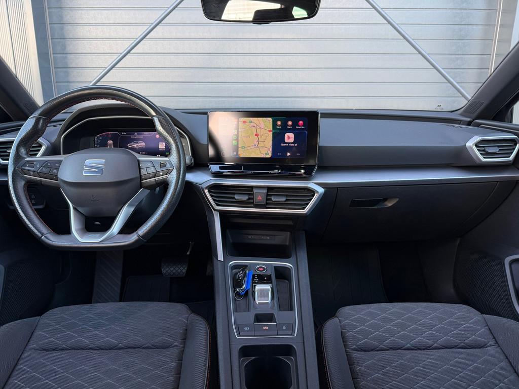 Seat Leon Sportstourer 1.5 eTSI FR Business Intense, Technol, 4 cilinders, Leon, Leder en Stof, Hybride Elektrisch/Benzine