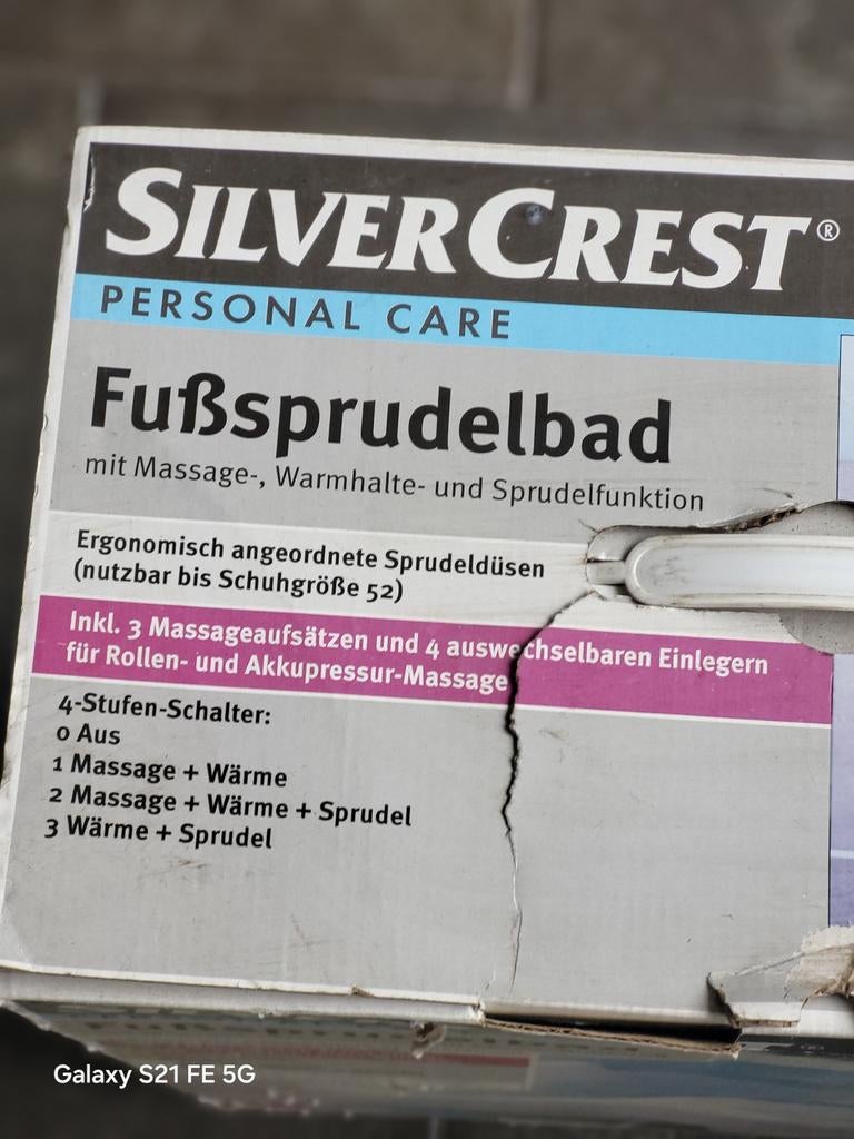 SilverCrest Voetenbad met massage- en warmhoudfunctie, Ophalen