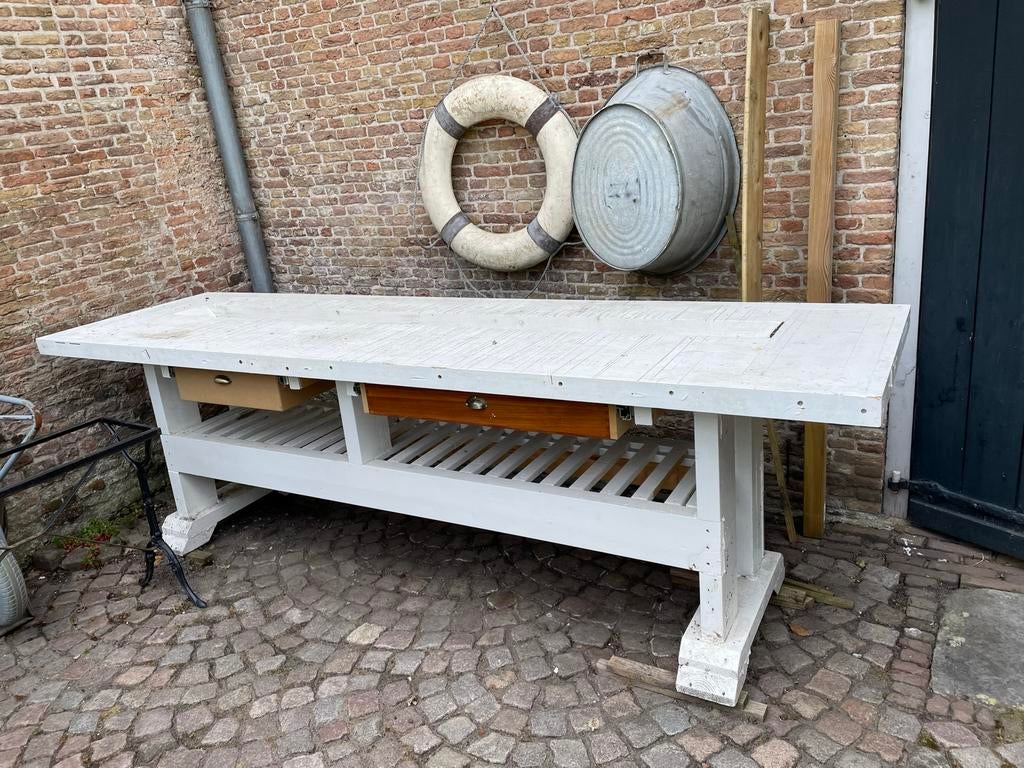 Werkbank, timmermans werktafel, Doe-het-zelf en Verbouw, Werkbanken, Ophalen, Zo goed als nieuw