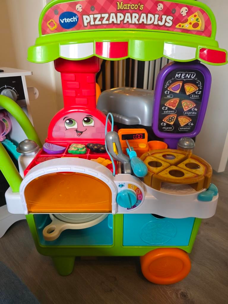 VTech Pizzakar - Interactief Speelgoed Pizza Paradijs, Ophalen, Gebruikt, Jongen of Meisje
