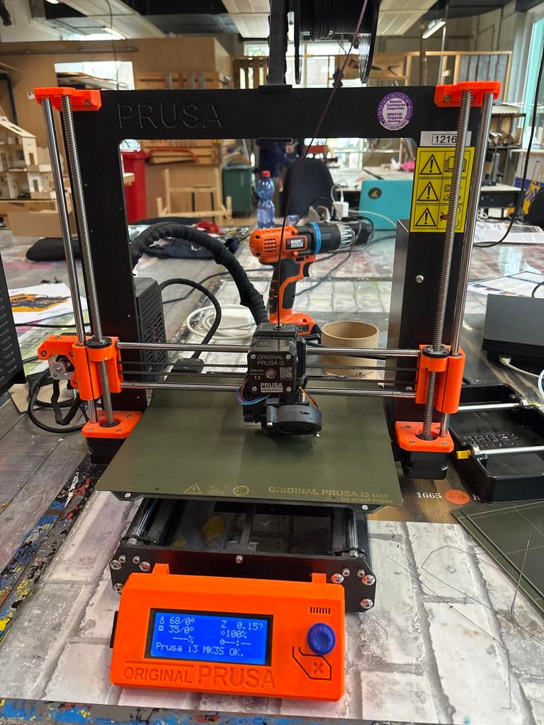 Prusa i3 MK3S 3D printer, Computers en Software, 3D Printers, Ophalen, Gebruikt