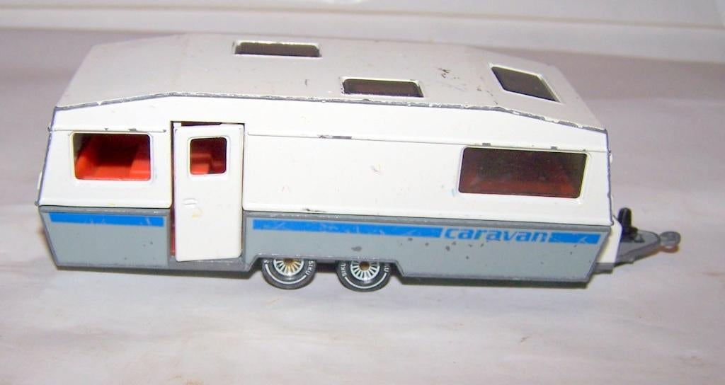 Vintage SIKU 2-asser caravanmodel. Igs. Zeldzaam., Ophalen of Verzenden, Zo goed als nieuw, Overige typen, SIKU