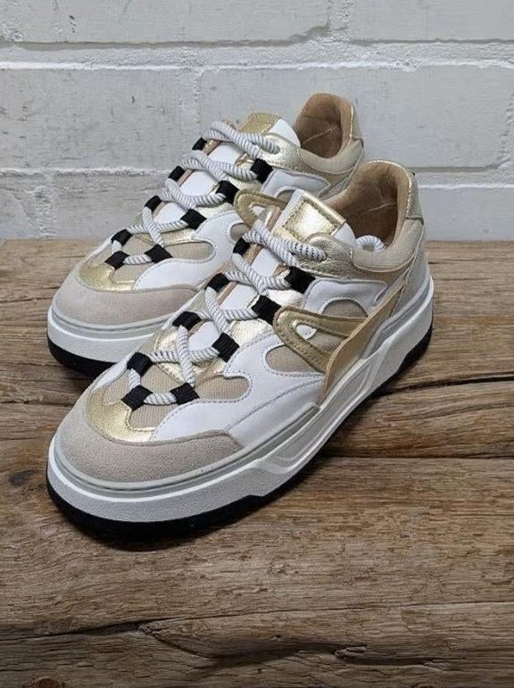 DWARS - Mooie leren sneakers maat 38 Nieuw €149,95 - DWRS, DWRS, Wit, Nieuw, Ophalen of Verzenden