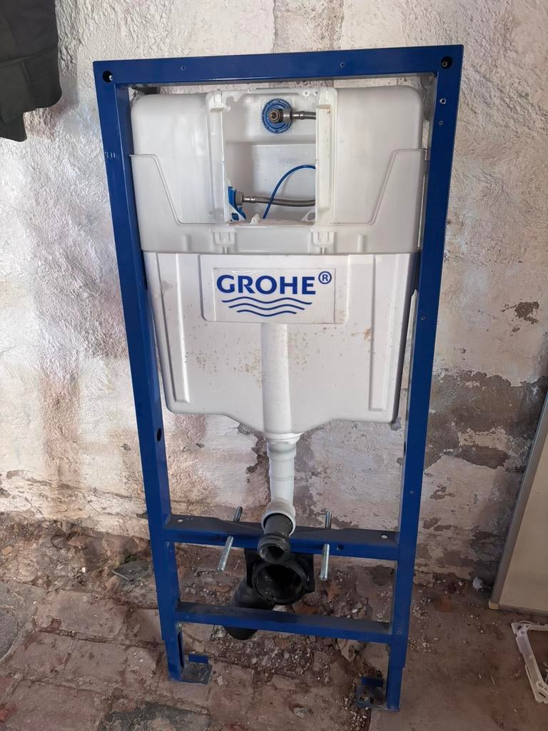 Grohe inbouwreservoir voor hangtoilet, Doe-het-zelf en Verbouw, Sanitair, Ophalen, Gebruikt, Toilet