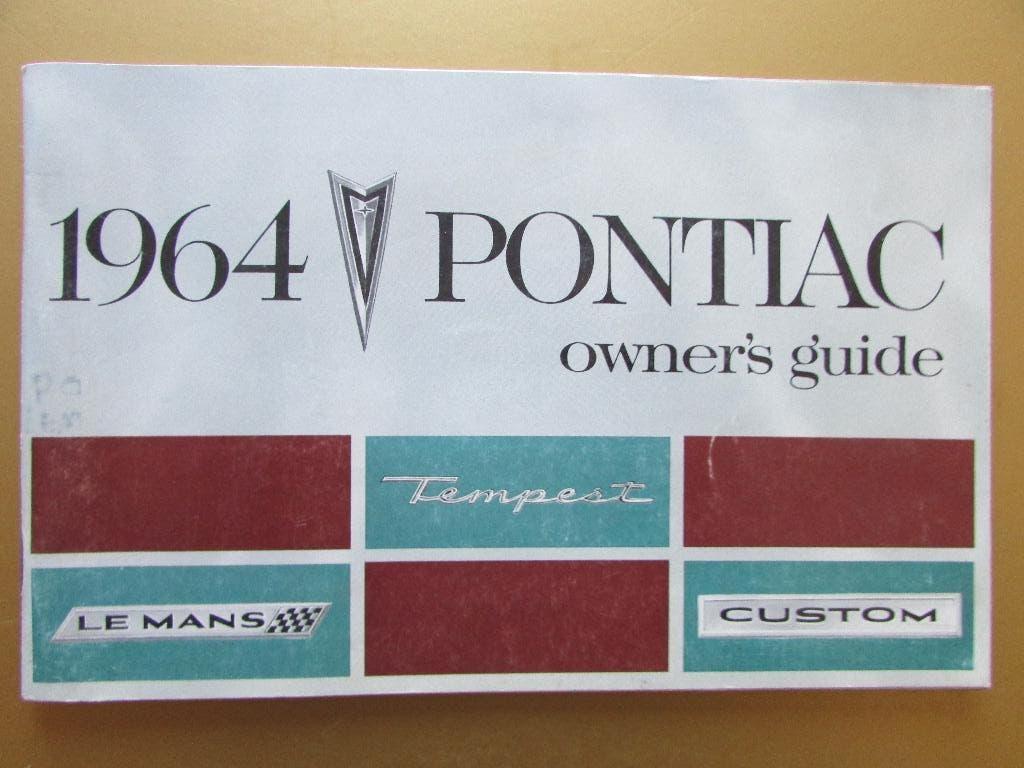 1964 Pontiac Tempest, Le Mans, Custom owner's manual, Engels, Auto diversen, Handleidingen en Instructieboekjes, Ophalen of Verzenden