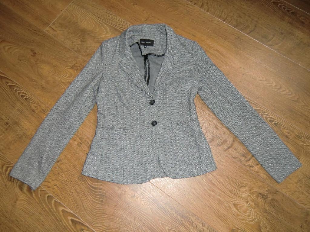 Colbertjasje visgraatmotief maat 38, Maat 38/40 (M), Zwart, Ophalen of Verzenden, Jasje