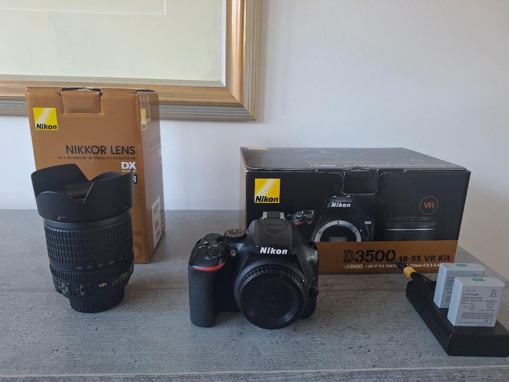 Nikon D 3500, Spiegelreflex, Ophalen of Verzenden, Zo goed als nieuw, Nikon