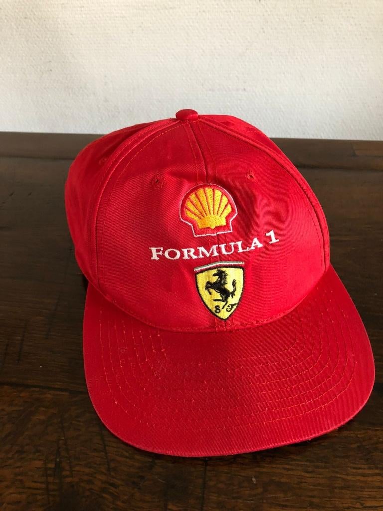 Cap, Formule 1, Ferrari en Shell, Verzamelen, Ophalen of Verzenden, Zo goed als nieuw, Formule 1