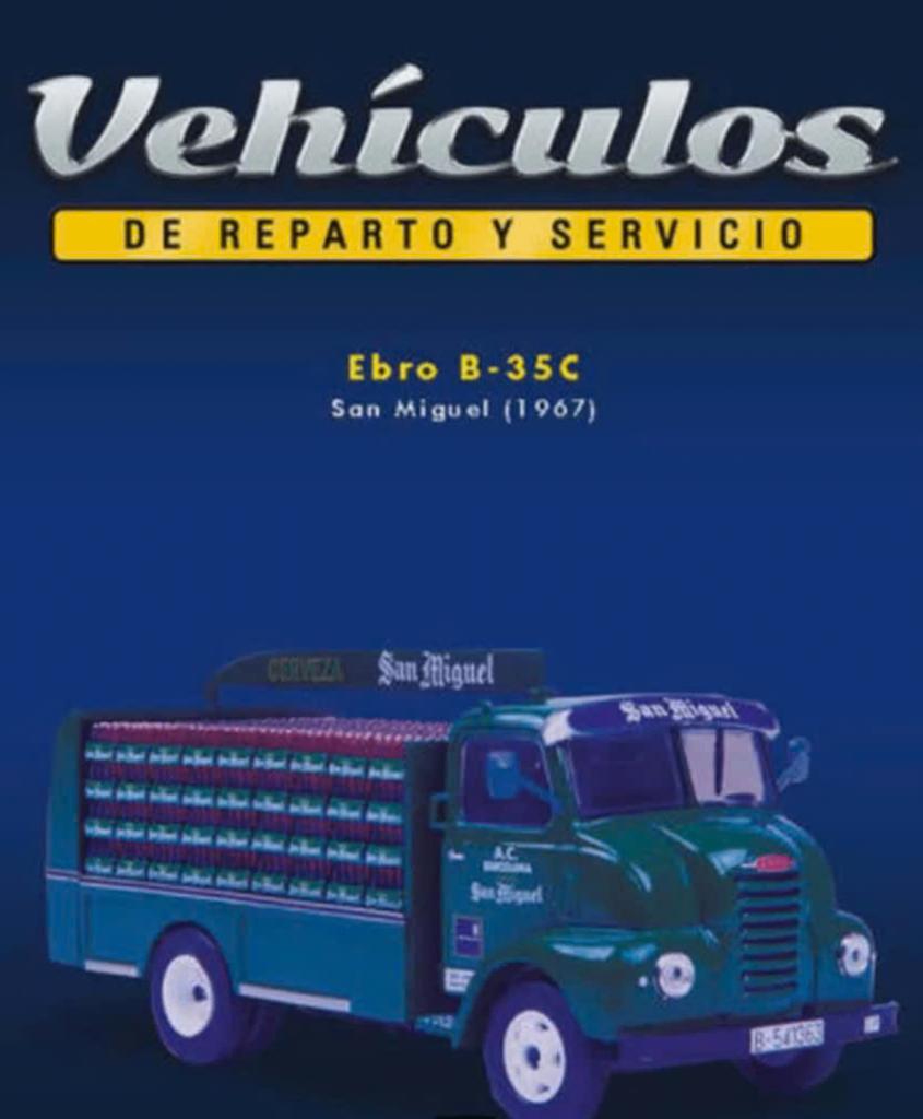 Ebro B-35C 1967 San Miguel Bier 1/43 reparto / servicio # 55, Verzenden, Nieuw, Bus of Vrachtwagen, Overige merken
