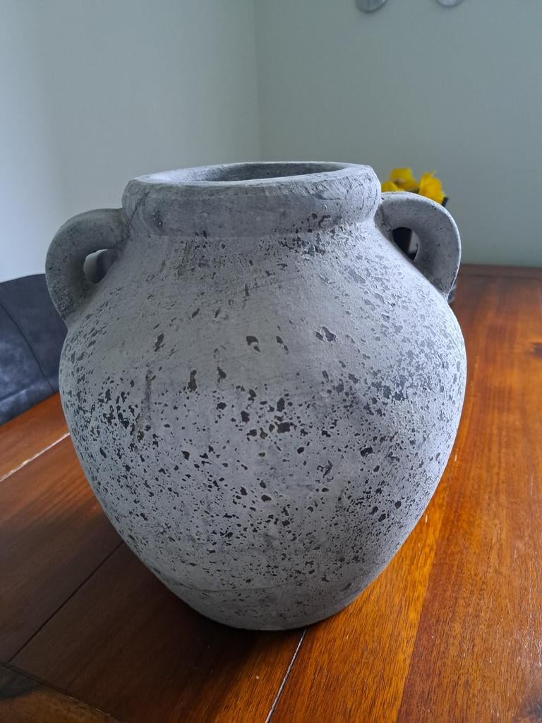 Grote stenen kruik, Huis en Inrichting, Ophalen, Overige kleuren, Steen, Minder dan 50 cm