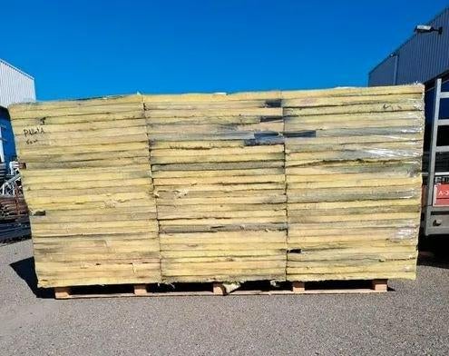 Partij glaswol isolatie ( 183 ), Dakisolatie, 4 tot 8 cm, Ophalen of Verzenden, Zo goed als nieuw