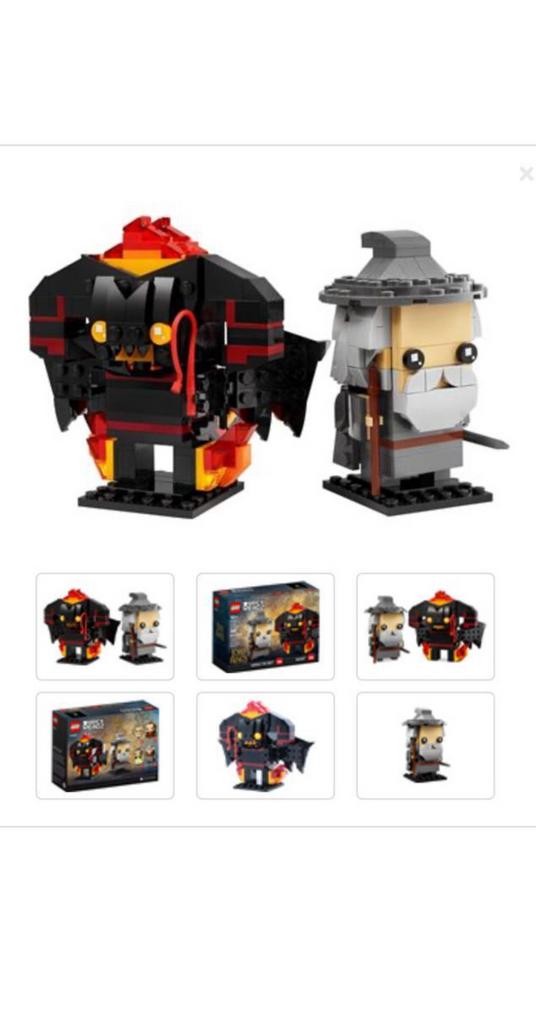 LEGO BrickHeadz 40631 Gandalf & Balrog - Nieuw!, Kinderen en Baby's, Speelgoed | Duplo en Lego, Ophalen of Verzenden, Nieuw, Complete set