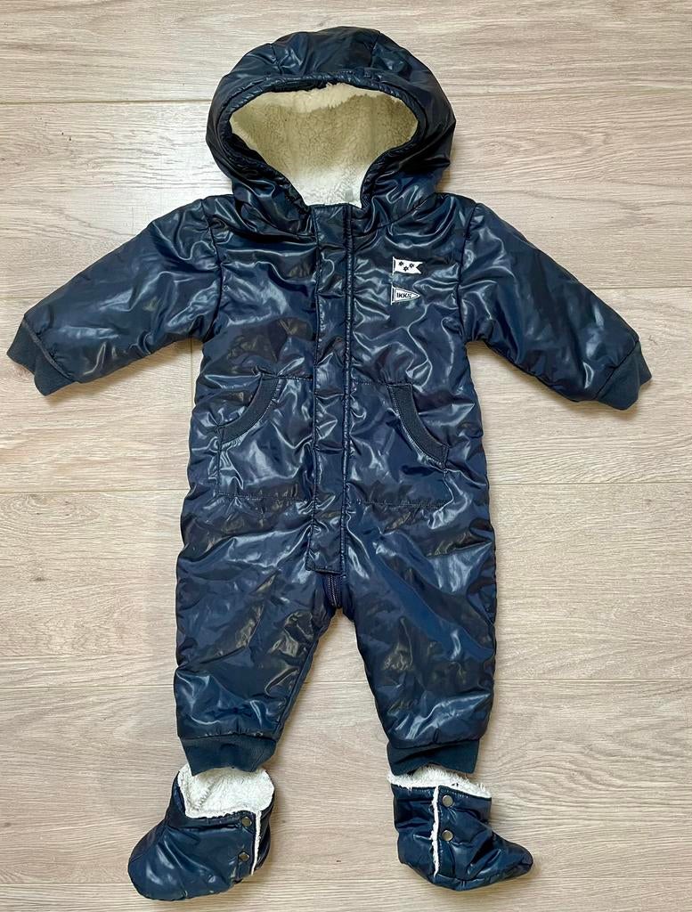 Ikks winterpak/ skipak maat 68 met bijpassende sloffen teddy, Kinderen en Baby's, Ophalen of Verzenden, Zo goed als nieuw, Jongetje of Meisje