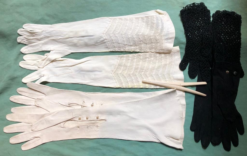 Handchoen oprekker met 4 paar handschoenen, Ophalen of Verzenden, Dames