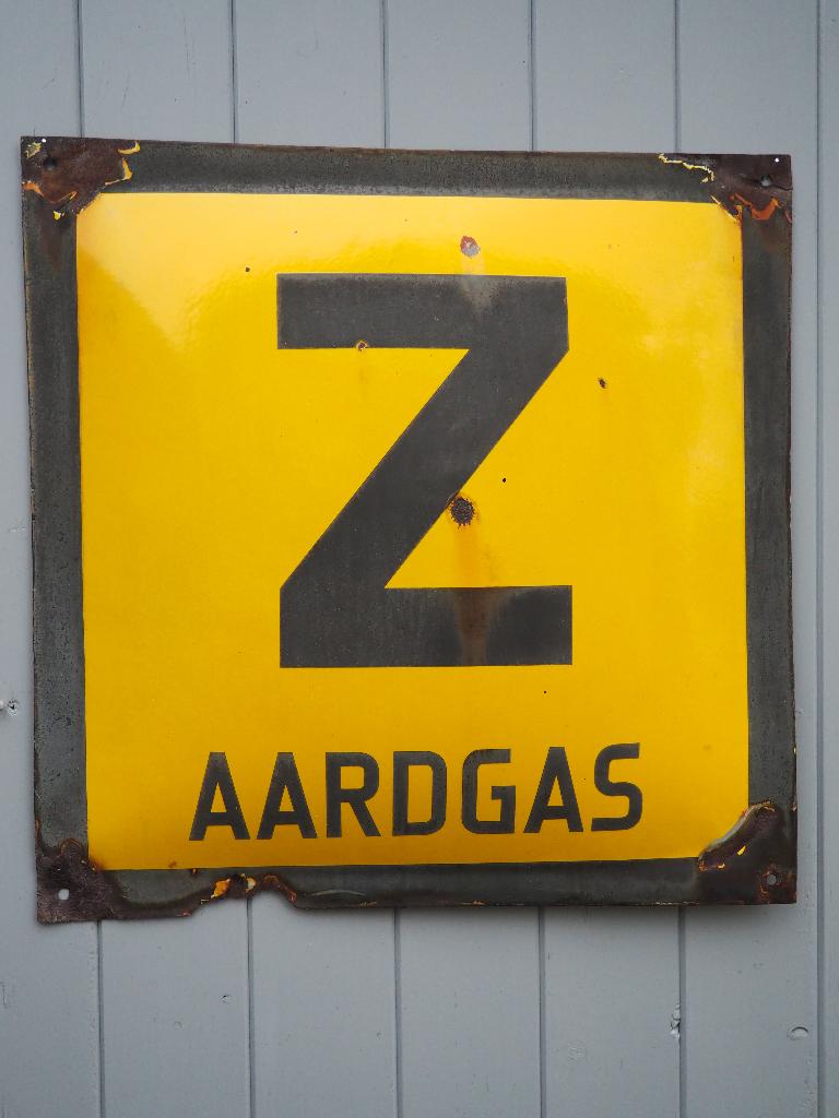 emaille Zinker bord, Ophalen of Verzenden