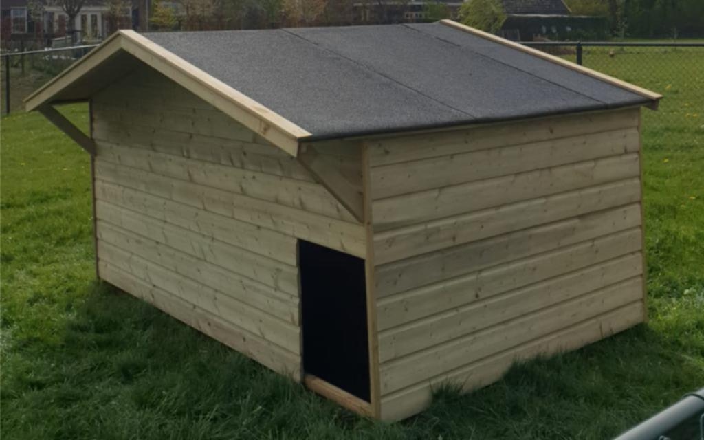 Nachthok honden hondenverblijf met kennel kennelhok 🐩🐾, Ophalen, 110 cm of meer, 100 cm of meer, Nieuw