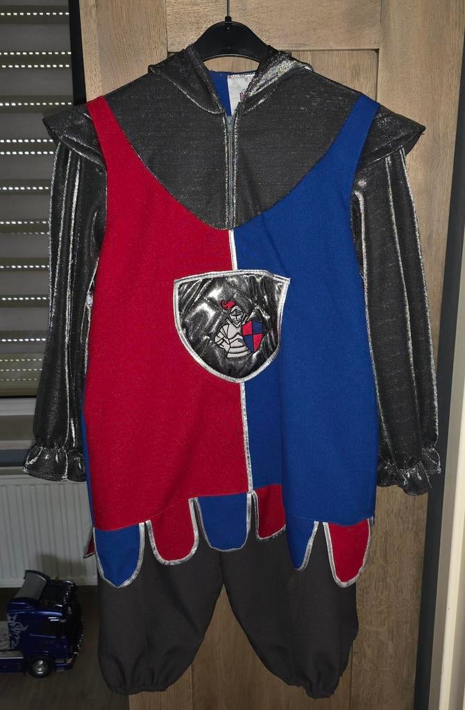 Ridderpak carnaval maat 140, Ophalen, Gebruikt, 134 t/m 140, Jongen of Meisje