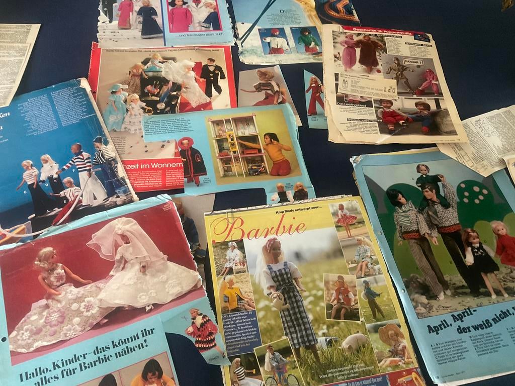 Patronenvoor BARBIE en KEN jaren ‘70/naaien en breien, Ophalen of Verzenden