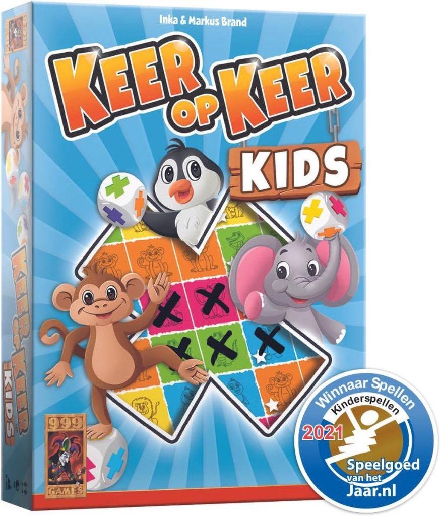 Keer op Keer Kids - dobbelspel NIEUW, Hobby en Vrije tijd, Gezelschapsspellen | Overige, Een of twee spelers, Ophalen of Verzenden