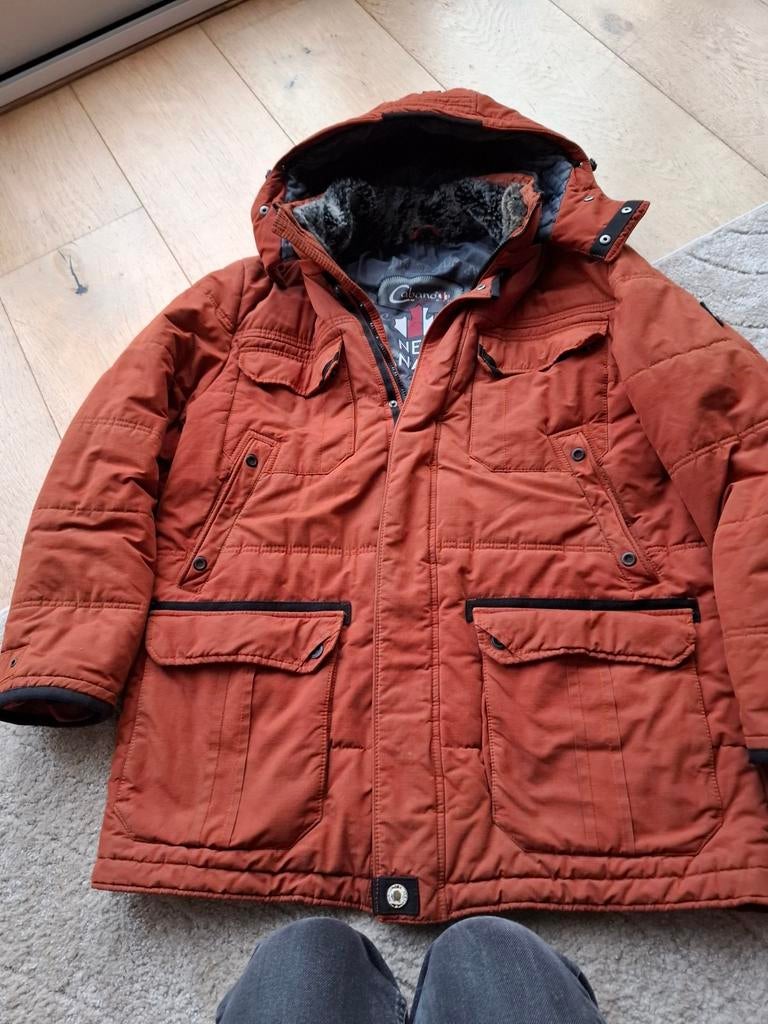 Cabano New Canadian Oranjebruin Heren Jas XL, Cabano, Bruin, Maat 56/58 (XL), Ophalen of Verzenden