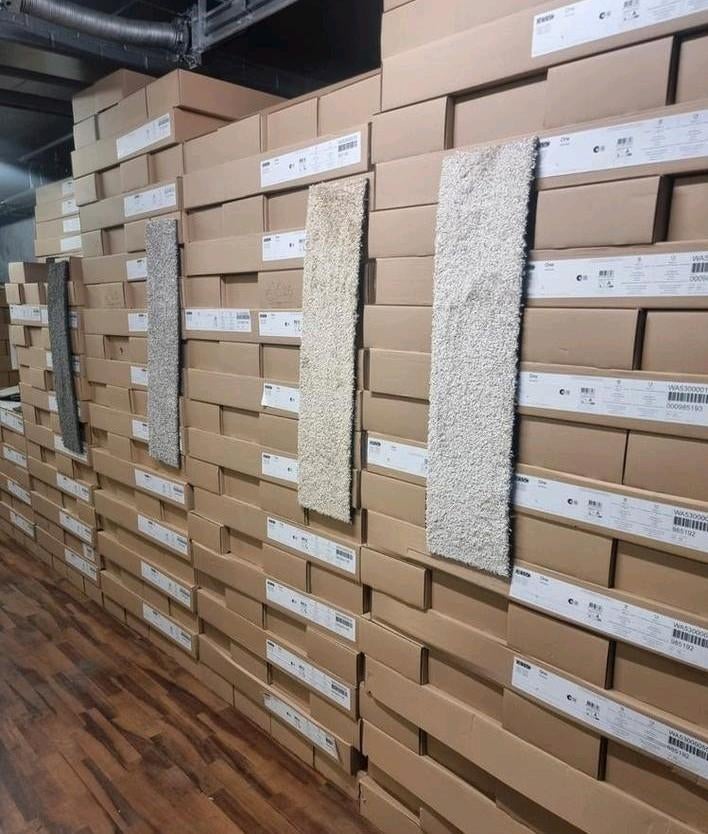 TAPIJTTEGELS DESSO RESTANT RESTPARTIJ VERKOOP MAGAZIJN, Ophalen, Crème, 75 m² of meer, Nieuw