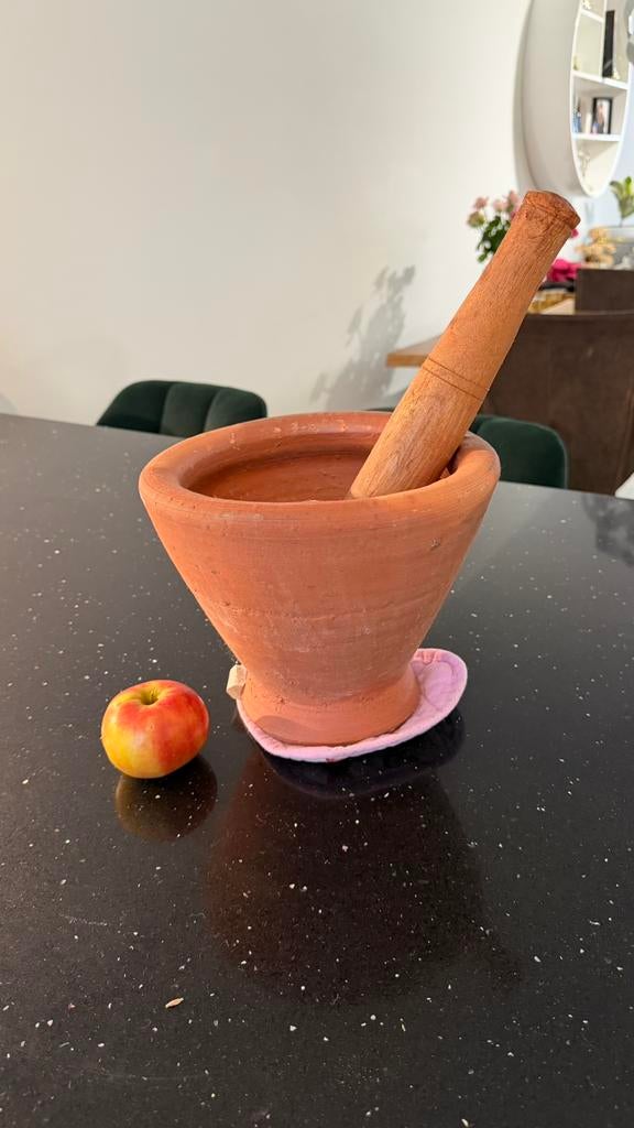 Vijzel en stamper, Ophalen, Nieuw