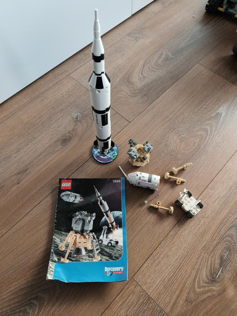 Lego Saturn V 7468 NASA space, Ophalen of Verzenden, Gebruikt
