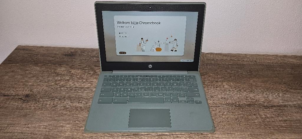 HP Chromebook 11A G8 32 gb SSD 4 GB Geh. Touchscreen, Qwerty, Touchscreen, Ophalen of Verzenden, HP
