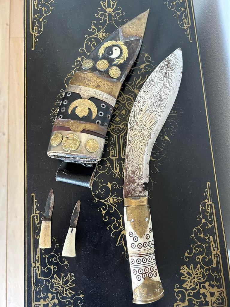 Kukri met benen greep gebruikt door Ghurka’s, Ophalen of Verzenden
