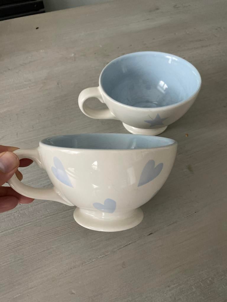 Set van 2 mokken Bastion Collection, Huis en Inrichting, Keuken | Servies, Ophalen, Overige stijlen, Kop(pen) en/of Schotel(s)